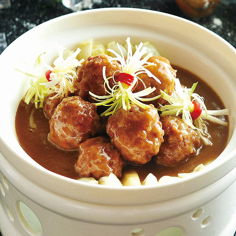 沙茶狮子头